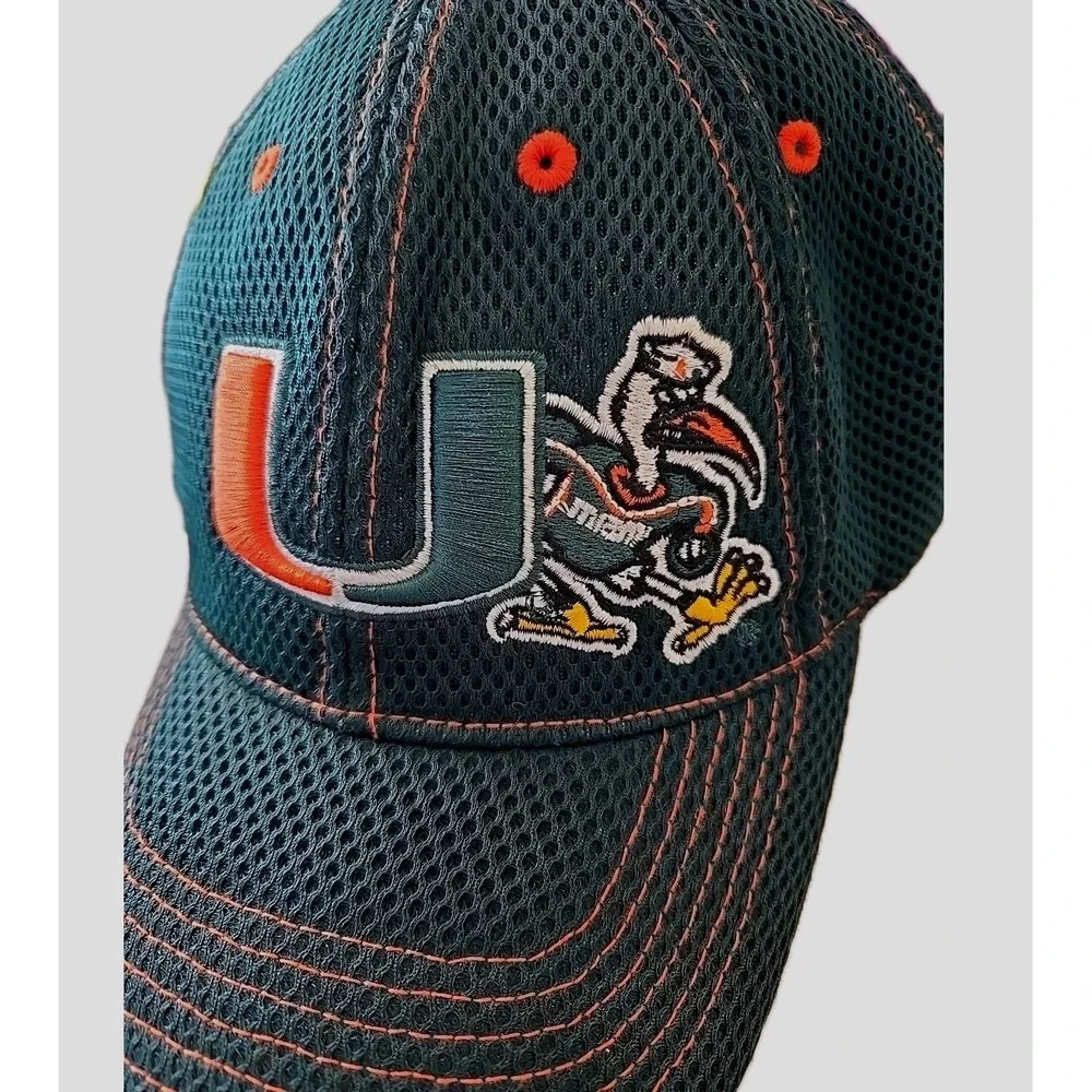 University Of Miami‎ Baseball Cap Mesh Adjustable Strap NCAA